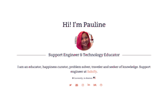 Desktop Screenshot of paulinechin.com